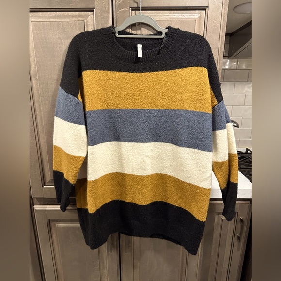 Sweater by Wishlist Color block Sweater size M/L, good used condition. - Picture 1 of 6